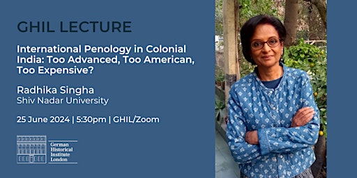Hauptbild für GHIL Lecture: International Penology in Colonial India - ONLINE