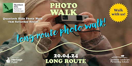 Imagem principal do evento Quantock Hills April Long Route Photo Walk