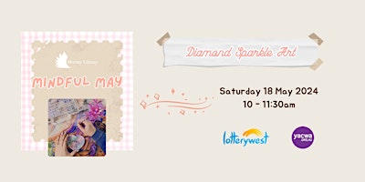 Imagem principal do evento Mindful May - Diamond Sparkle Art (12 - 16 years)