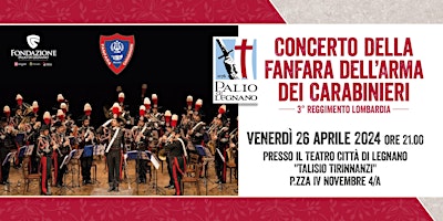 Imagem principal do evento Concerto della Fanfara dell’Arma dei Carabinieri