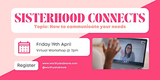 Imagen principal de Sisterhood Connects: How to communicate your needs
