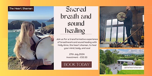 Hauptbild für Breathwork with the heart shaman and Sound journey with Holly Anne