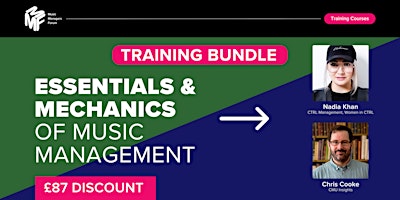 Imagem principal do evento Essentials & Mechanics of Music Management Online Training Bundle - 2024