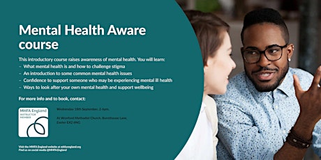 IN-PERSON Adult Mental Health Aware