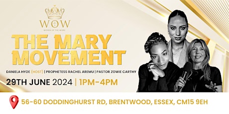 Women Of the Word The Mary movement!