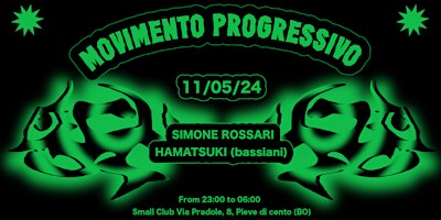 Imagem principal do evento Movimento Progressivo W/ Hamatsuki ( Bassiani ) & Simone Rossari