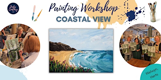Painting Workshop - Paint your Own Coastal View Landscape! Welwyn primary image