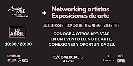 Networking de artistas y exposiciones de arte en el Born