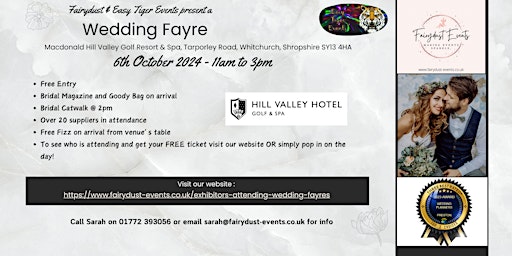 Imagem principal do evento Wedding Fayre @ Hill Valley Golf Resort and Spa