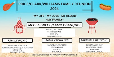 Image principale de PRICE/CLARK/WILLIAMS FAMILY REUNION 2024