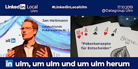 Hauptbild für #LinkedinLocalUlm Launch am 17.10.2019