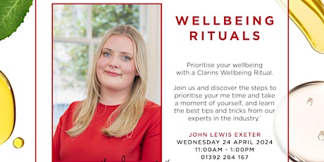 Clarins Wellbeing Rituals