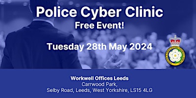 Primaire afbeelding van Police Cyber Clinic Leeds (Morning)