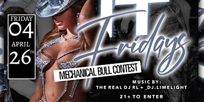 Imagen principal de RODEO FRIDAY (BEYONCÉ NIGHT) MECHANICAL BULL CONTEST