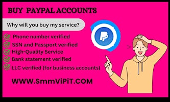 Imagen principal de 30.7 Top Site To Buy Verified PayPal Accounts In 2024