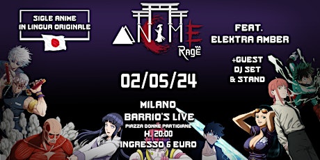 ANIMERAGE feat. Elektra Amber  @Barrio's Live MI