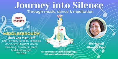 Primaire afbeelding van Middlesbrough hosts Sahaja Yoga Music, Dance & Meditation workshop -Join us