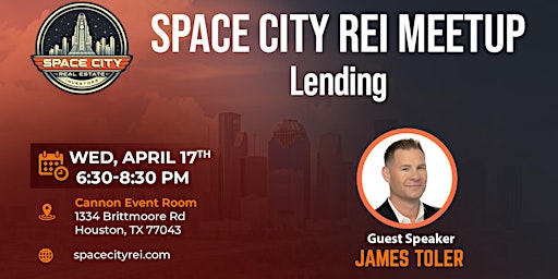 Imagen principal de Space City REI Meetup - April 17th