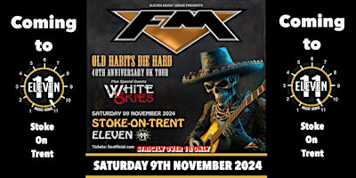 Imagem principal do evento FM plus White Skies live at Eleven Stoke