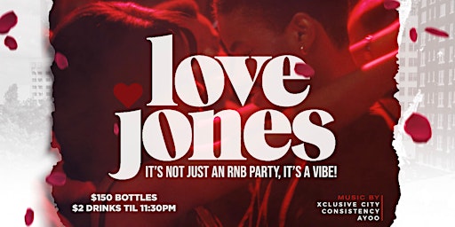 Imagem principal do evento LOVE JONES ❤️: The Ultimate R&B Night Experience ✨