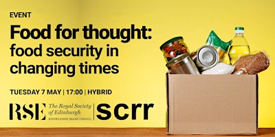 Image principale de Food for thought: food security in changing times - In person