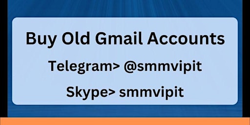 Primaire afbeelding van Buy Gmail Accounts ➡️ in Bulk (PVA, Old)