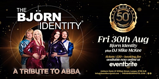 Imagem principal do evento The Bjorn Identity - A Tribute To ABBA