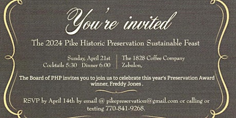 2024 Pike Historic Preservation Sustainable Feast