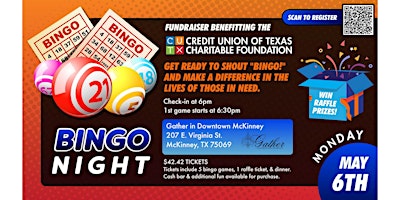 Bingo on the Square benefitting the CUTX Charitable Foundation primary image