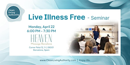 Imagem principal do evento Live Illness Free Seminar