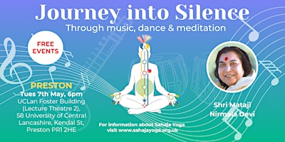 Preston hosts Sahaja Yoga Music, Dance & Meditation workshop - All welcome primary image