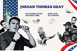 Immagine principale di Jordan Thomas Gray Live in Malta • Standup Comedy in English 