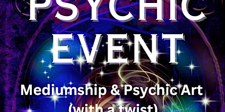 Psychic Event – Mediumship & Psychic Art (with a twist) 3rd May 2024