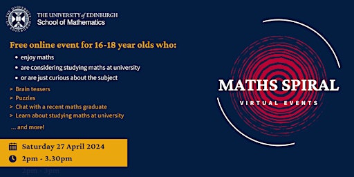Image principale de Maths Spiral 27 April 2024