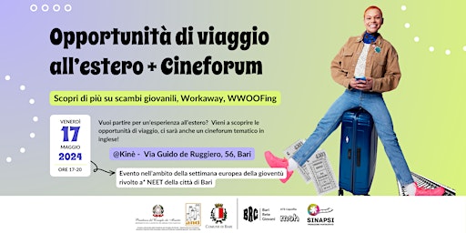 Imagen principal de Opportunità di viaggio all’estero + Cineforum