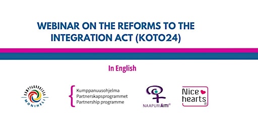 Imagem principal do evento Webinar in English on the reform to the Integration Act (KOTO24)