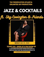 Imagem principal do evento Jazz & Cocktails ft. Sky Covington & Friends
