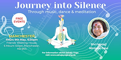 Manchester hosts Sahaja Yoga Music, Dance & Meditation workshop-All welcome primary image