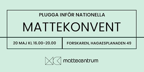 Mattekonvent VT24 Stockholm