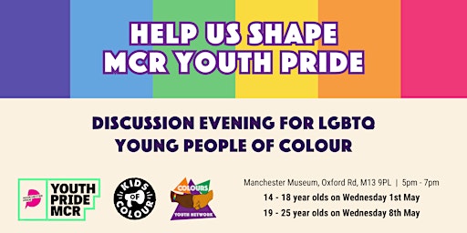 Imagem principal do evento Help shape MCR Youth Pride