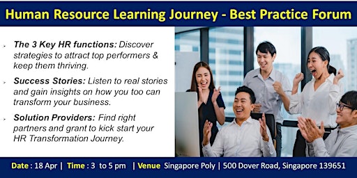 Imagen principal de Human Resource Learning Journey - Best Practice Forum