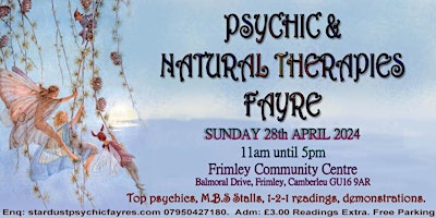 Frimley's Psychic & Natural Therapy Fayre primary image