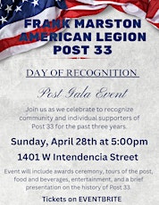 Post 33 - Gala event - Day of Recognition