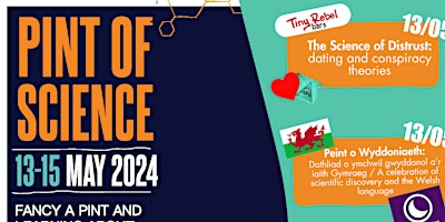 Pint of Science Cardiff 2024 (13th-15th May 2024 6.30pm-9.30pm) primary image