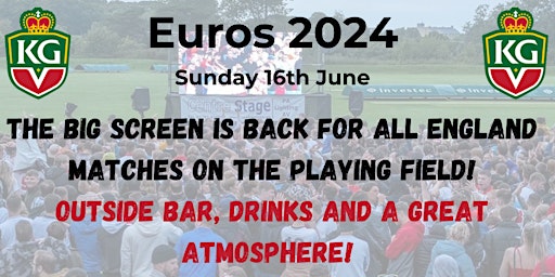 Imagem principal do evento Euros 2024, England match 16th June