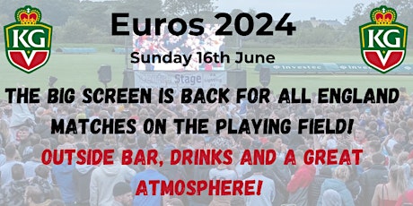 Euros 2024, England match 16th June