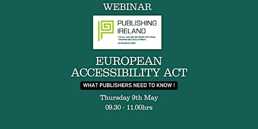 Primaire afbeelding van European Accessibility Act, What Publishers need to know!