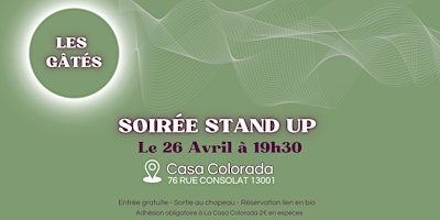 Imagem principal do evento Les "Gâtés" Soirée Stand Up