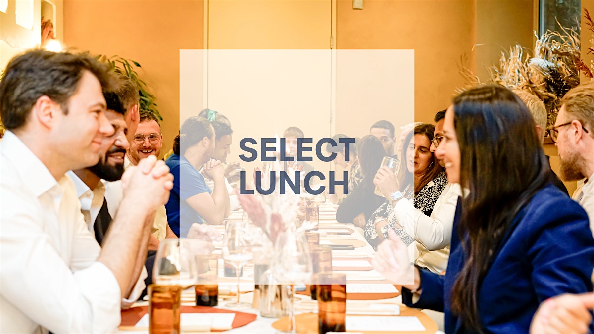 Select Lunch for Sustainability & Clean Tech Startup Founders & Investors