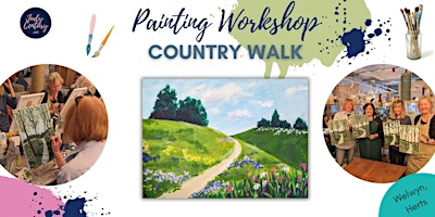Painting Workshop - Paint your own English countryside landscape! Welwyn primary image